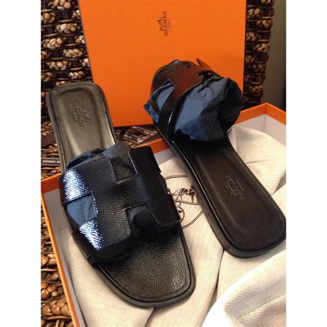 hermes black sandals|where to buy hermes sandals.